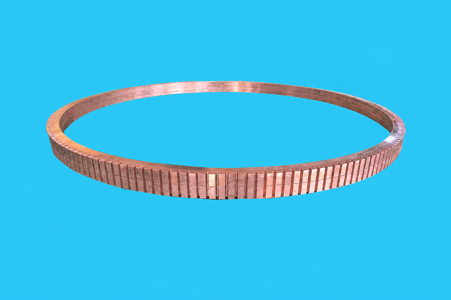 Ø1.6 m Milled-Tooth Copper End Ring