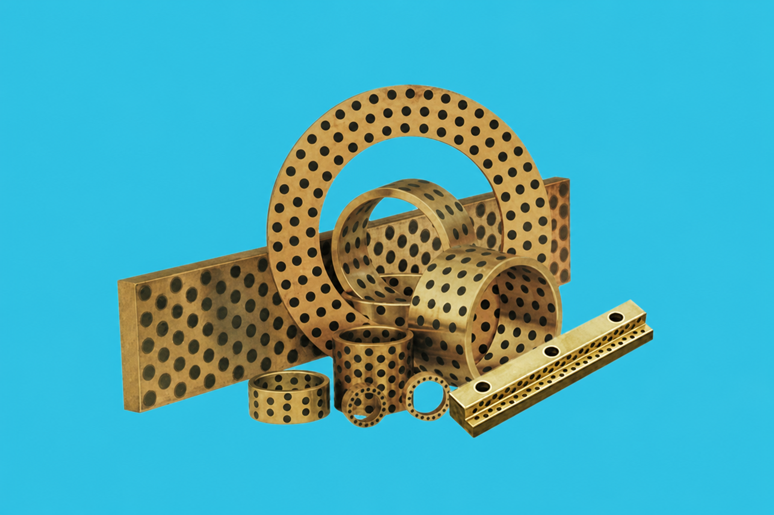 Self-Lubricating Plates, Bushings & Washers
